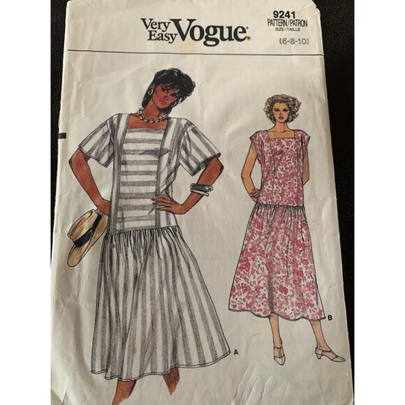 Vogue Misses Dress Sewing Pattern 9241 Sz 6 - 10 - Uncut - Picture 8 of 9